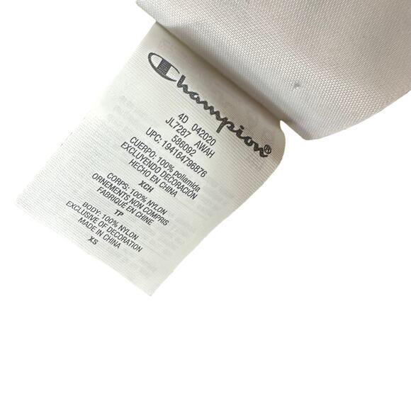 CHAMPION Women's Purple Water Resistant Nylon Snap Windbreaker Jacket XS NWT - Picture 5 of 5